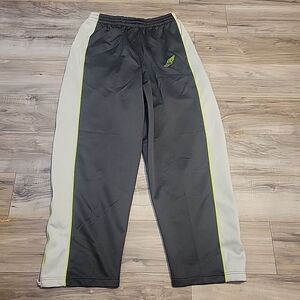 Nike Sportwear Track Pants Mens Medium Gray White Sweatpants‎ VGT